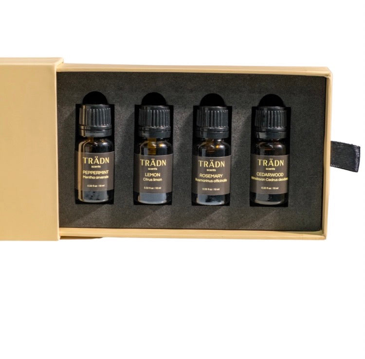 (美國版A組合) Essential Oils Gift Set & 100ml Colorful Essential Oil Diffuser